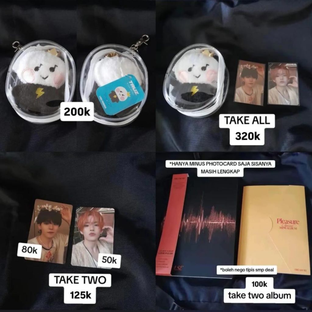 Preloved Album Treasure Official Pleasure Love Pulse, Treasure Truz Official Yochi (read desc)