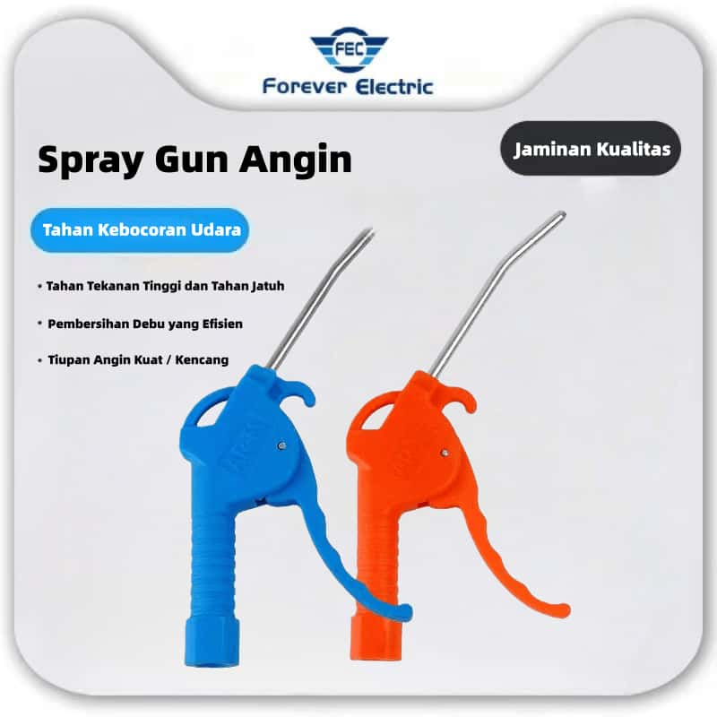 Air Blow Gun Kompresor Coupler Duster Semprot Angin Industri 1/4 Inci