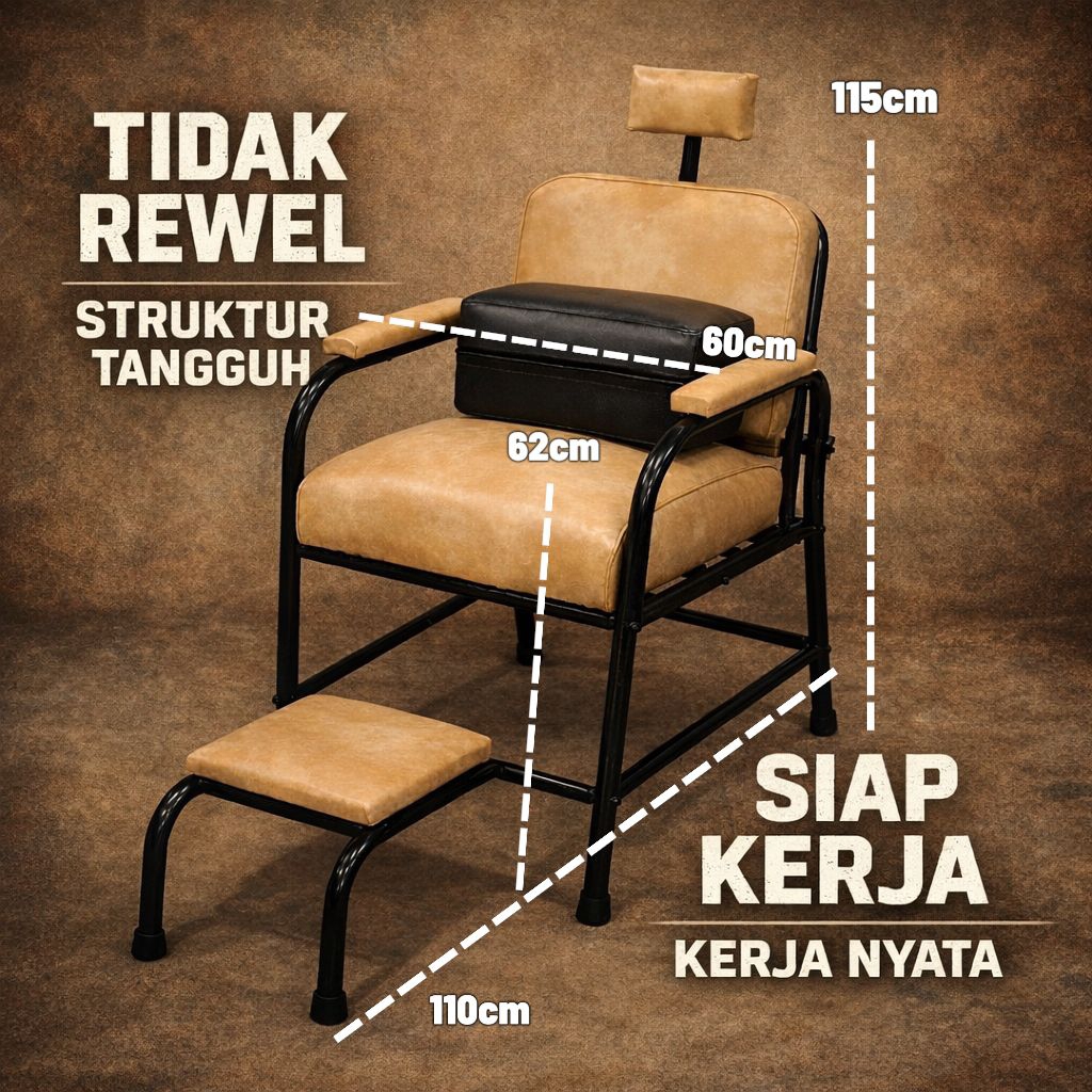 Tangguh Kursi Juara Tidak Rewel Tipe J2 Legend Kursi Pangkas Rambut Kursi Barbershop