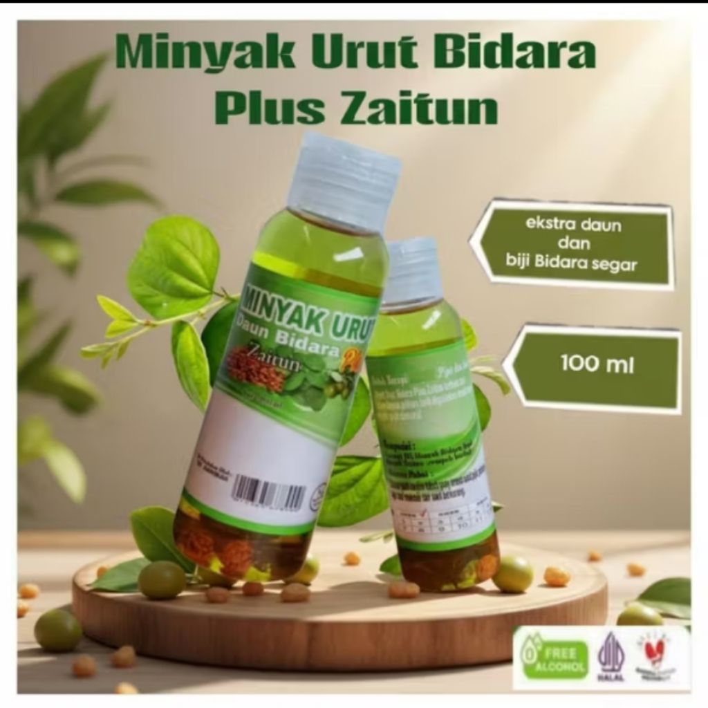 Minyak Urut Bidara Plus Zaitun (bisa cod)