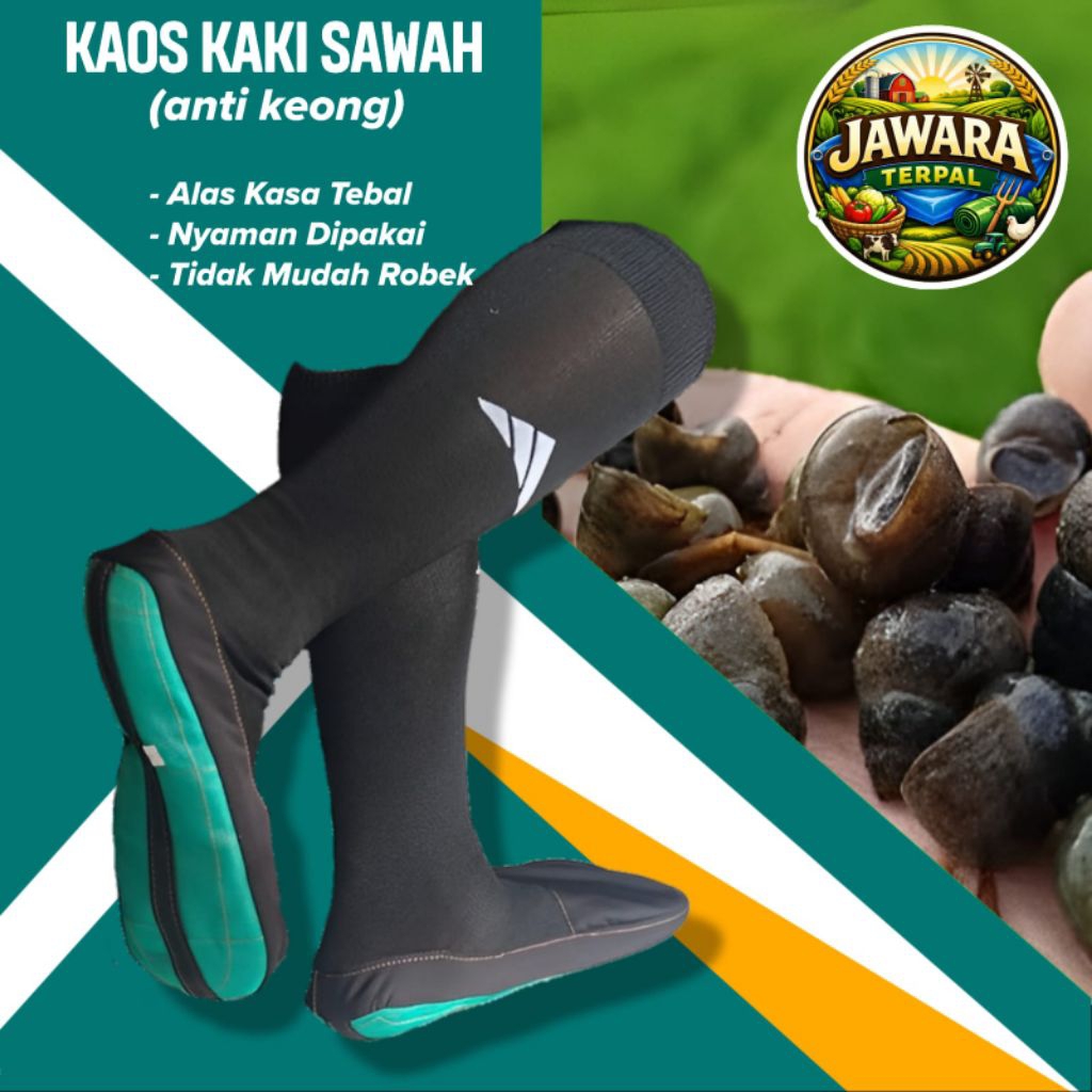 Kaos Kaki Sawah/Kaos Kaki Anti Keong/Kaos Kaki Anti Keong Tebal (ALAS KASA)