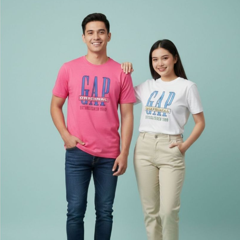 Kaos Pria Wanita Sisa Ekspor Premium | branded l Bahan Adem | Stok Terbatasl baru