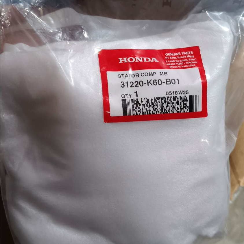 31220K60B01 Spull (Stator Comp MB) Honda Vario 125 eSP 31220-K60-B01