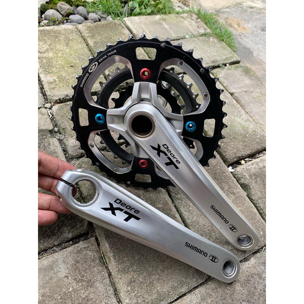 Crank set Shimano HT2 Deore XT M770 Japan 3speed 44-32-22T