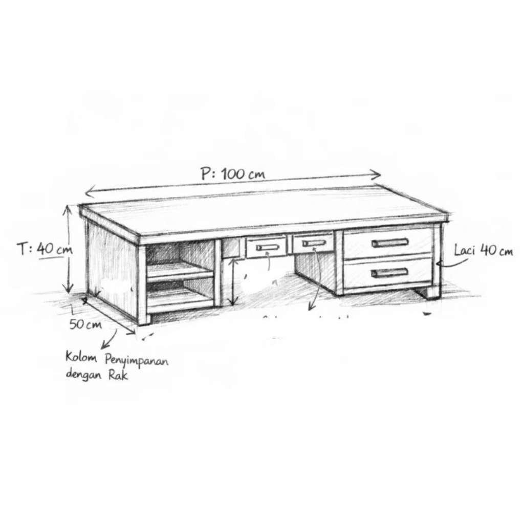 Lemari Rotan Sintetis Meja Tv Minimalis Rotan Sintetis