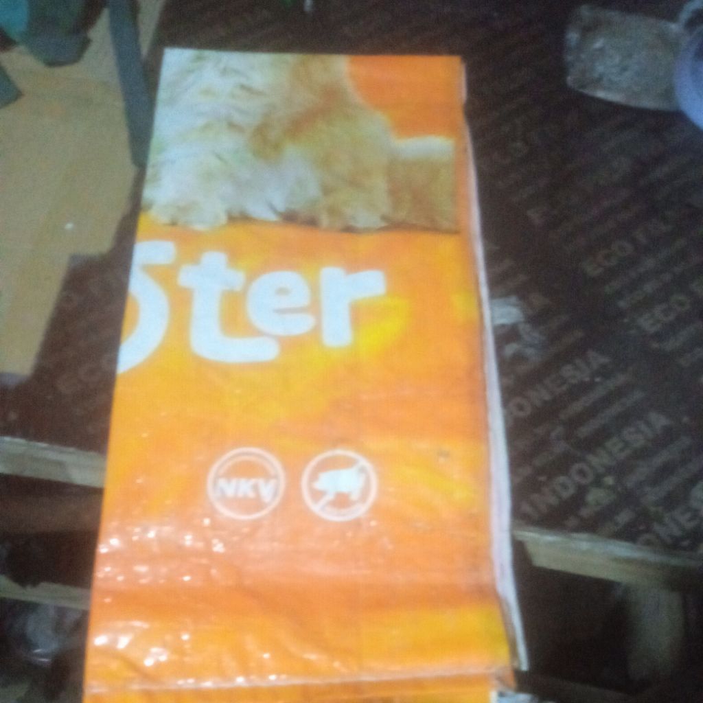 Karung Bekas Pakan Kucing Premium | Tebal & Kuat | Cocok Packing, Daur Ulang & Kerajinan ukuran 20kg