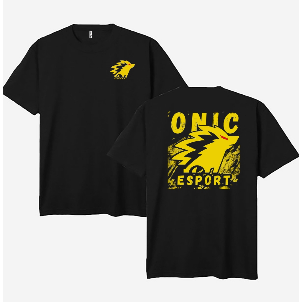 Kaos Distro Kaos Onic Kaos Mobile Legends Onic E-sport/Kaos Mlbb Onic Esports Kaos bahan Tebal 24s