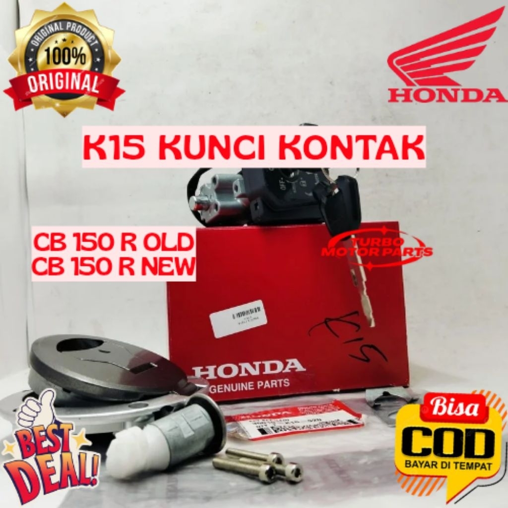 Kunci Kontak Set Original Honda CB150R Old CB150R New K15 Ready Stok