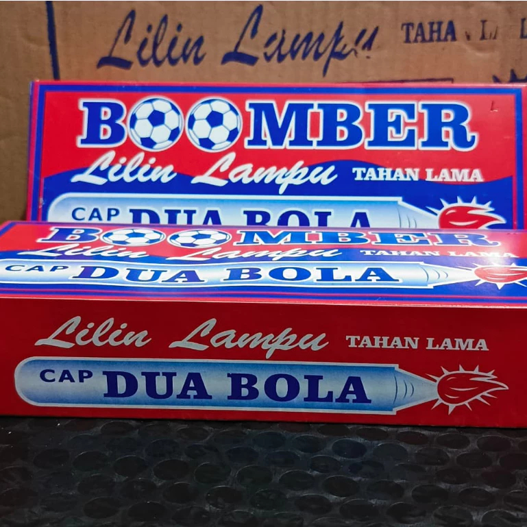 Lilin Lampu Putih Merek Boomber Isi 8pcs Jumbo