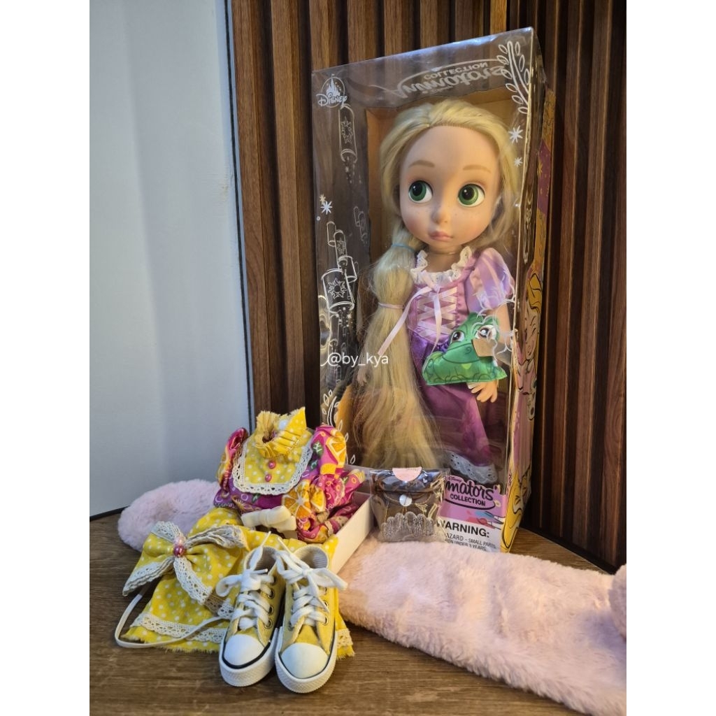 ANIMATOR RAPUNZEL BONEKA DISNEY PRINCESS PRELOVED FREE AKSESORIS