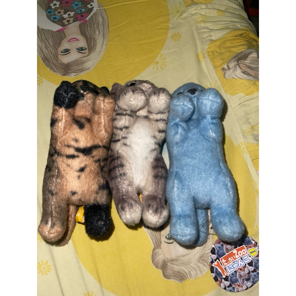 Tacchi Zoo Nyanko Mini Plush Keychain/Gantungan Kunci Kucing