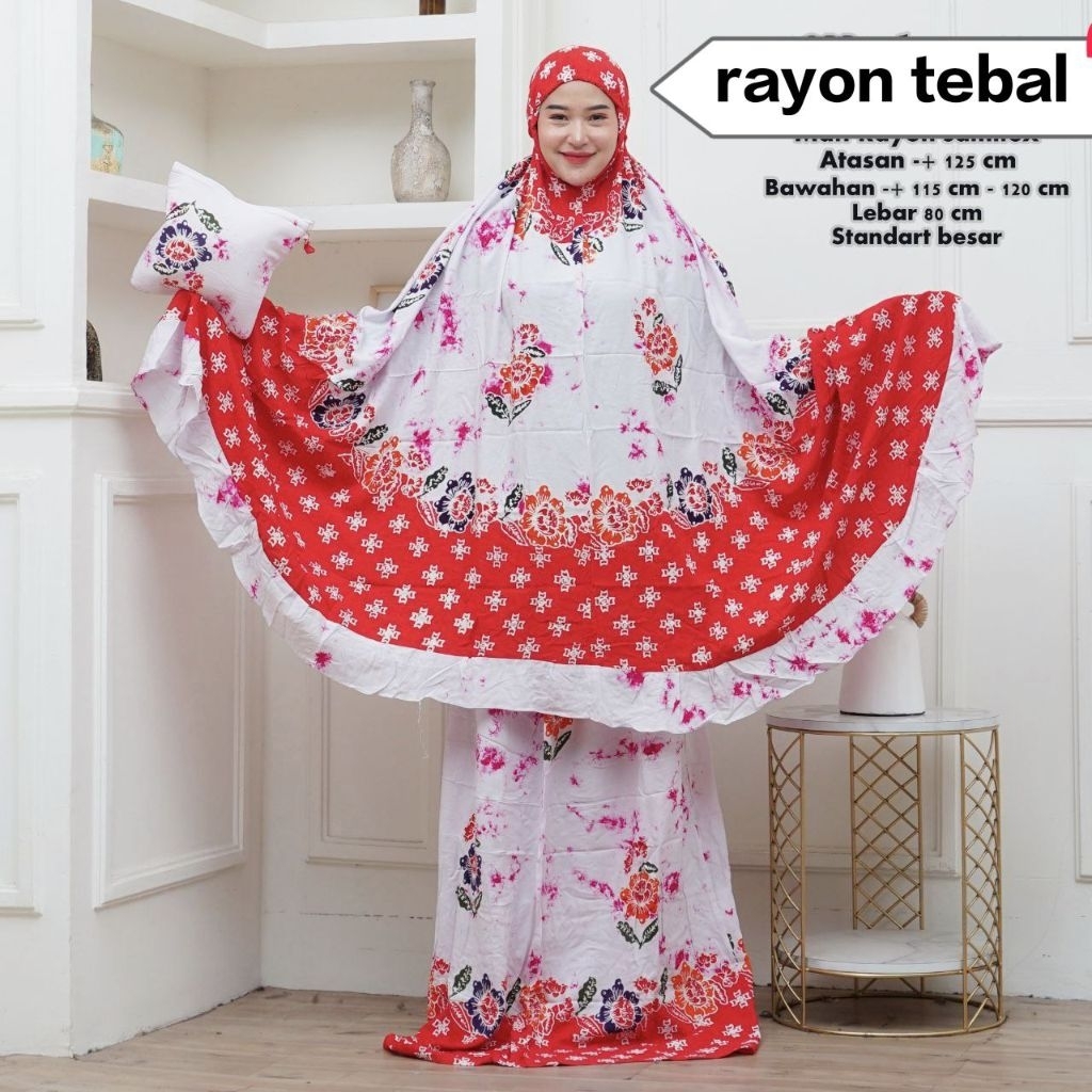 Mukena Batik cap Mukena Batik Pekalongan