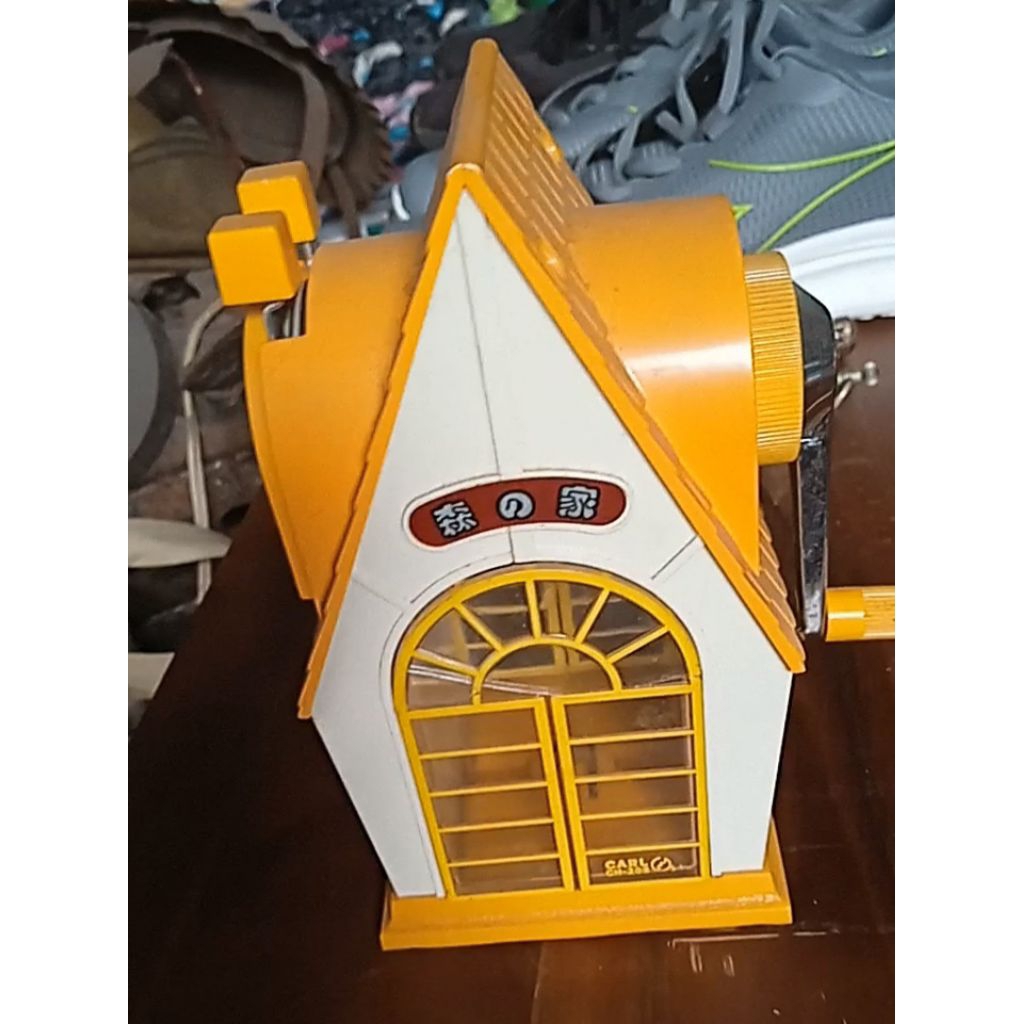 #barang antik #jadul #kuno #Rautan pensil mekanik manual #merek CARL CH-208 #asli buatan jepang #dip