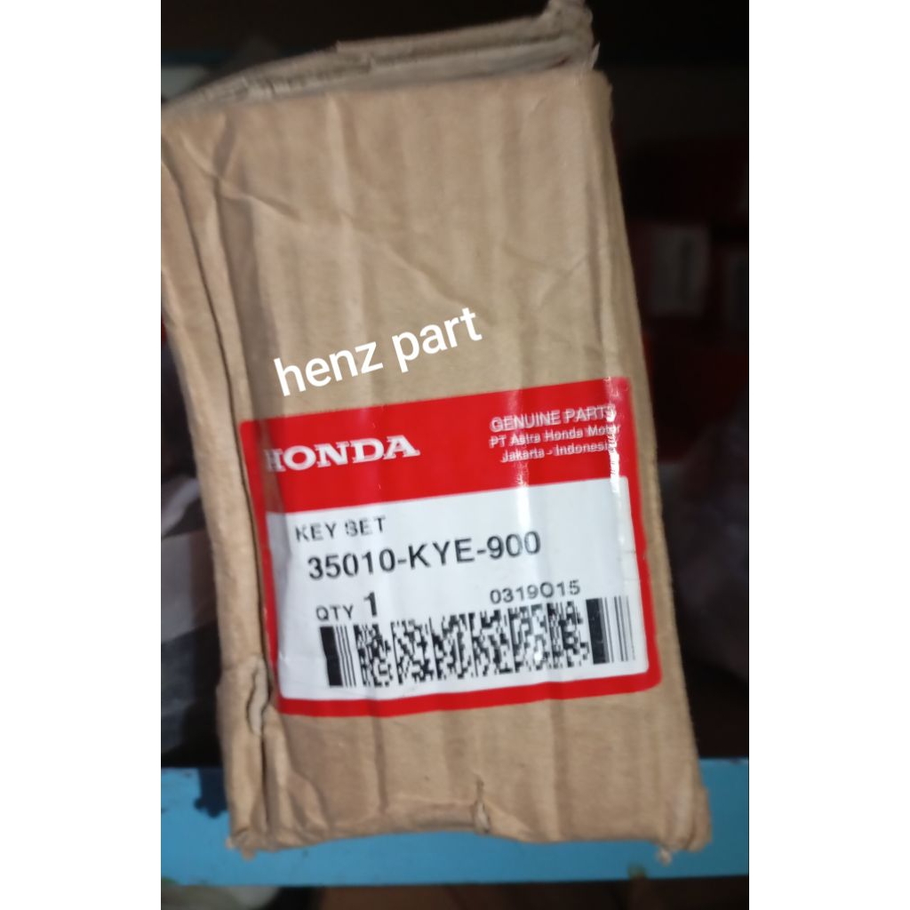 35010KYE900 kunci kontak set / key set Megapro Monoshock Karbu dan FI (2014-2018)