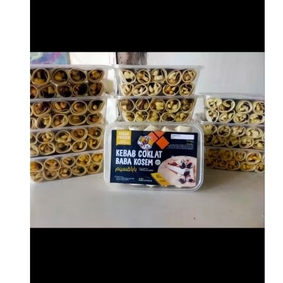 kebab pisang coklat