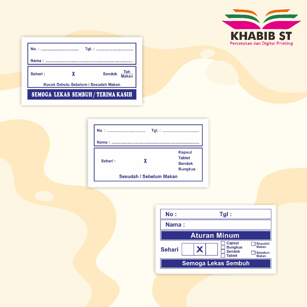 etiket sirup etiket obat stiker sirup stiker obat