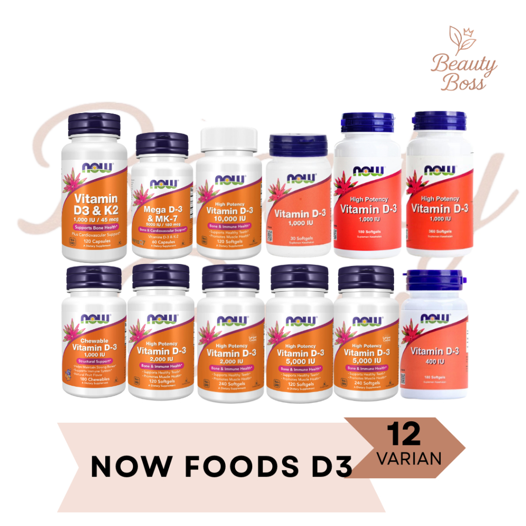 Now Foods Vitamin D3 D 3 1000 2000 5000 10000 IU K2 Mk7 400IU 2000IU