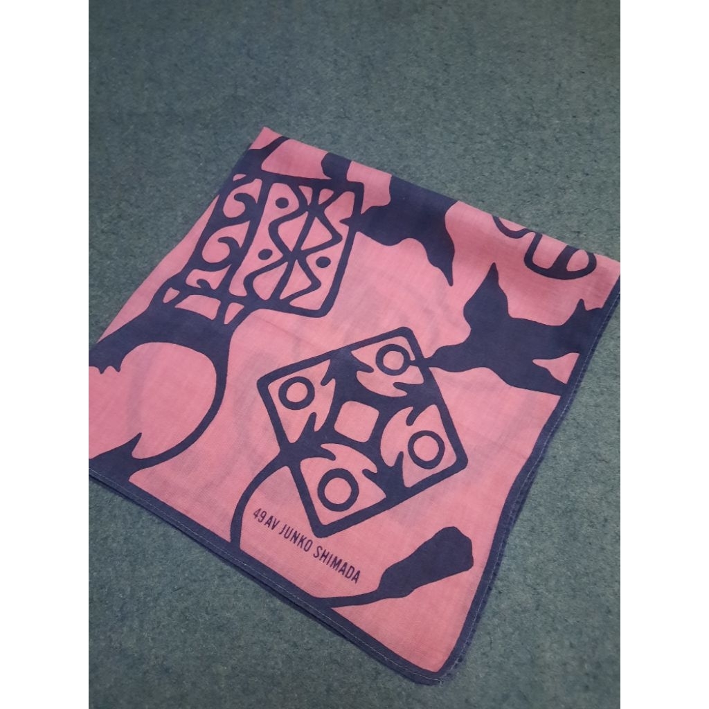 Saputangan Junko Shimada Original Art series Vintage Handkerchief