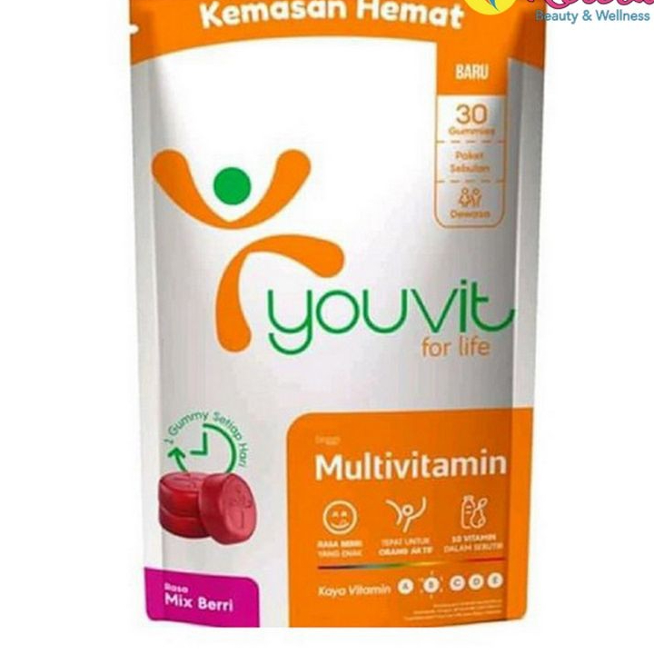 YOUVIT MULTIVITAMIN DEWASA 30`