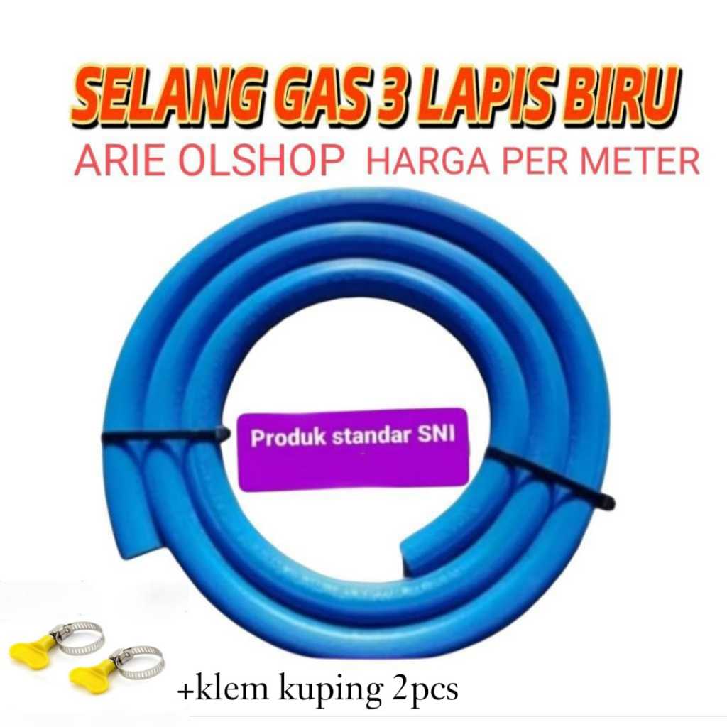 Selang Gas LPG , Tekanan Tinggi   , Kompor Gas LPG , Orange Harga /Per meter