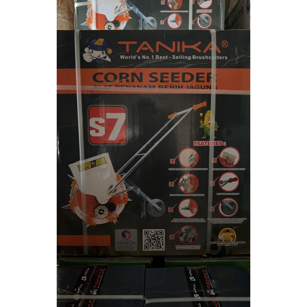 mesin TANAM/ penanam biji jagung tanika s7/alat penanam jagung/corn seeder/