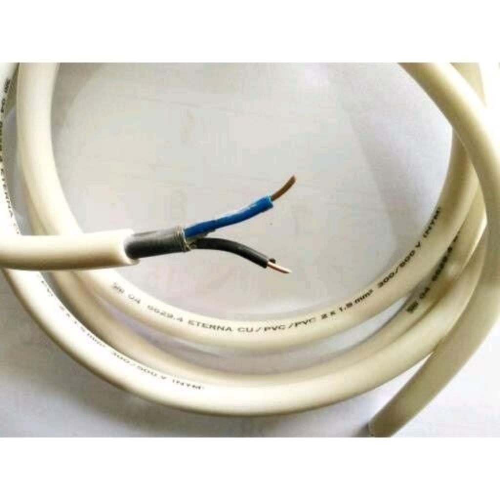 Eterna kabel listrik tunggal meteran 2x2,5