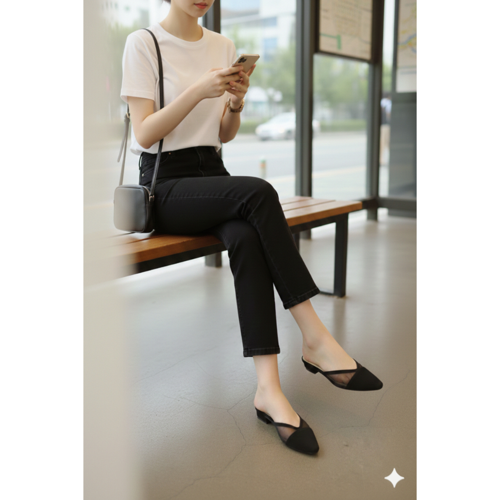 Mishoe - Sepatu Hak wanita 2cm Azara - sepatu wanita premium - sepatu big size wanita - sepatu wanit