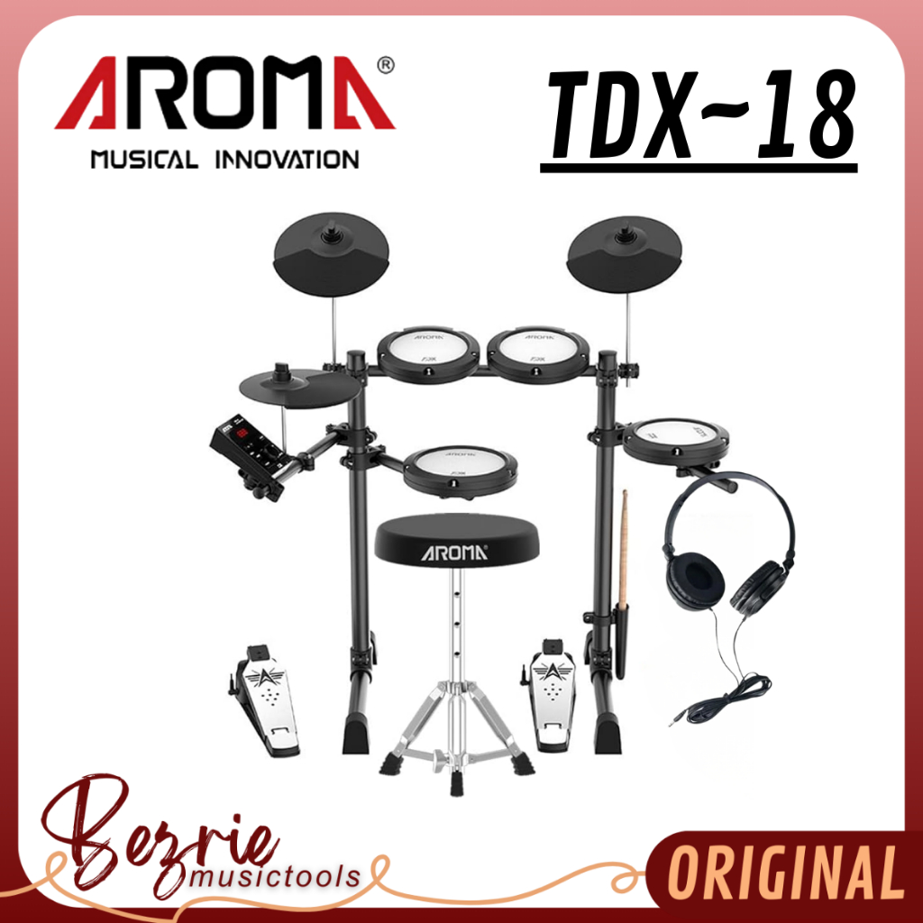 Aroma TDX18 Digital Electronic Drum Kit Drum Elektrik Original TDX-18