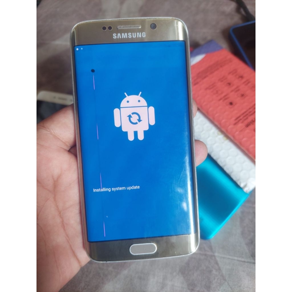 LCD Samsung Galaxy S6 edge ORI 100% normal tompel no retak