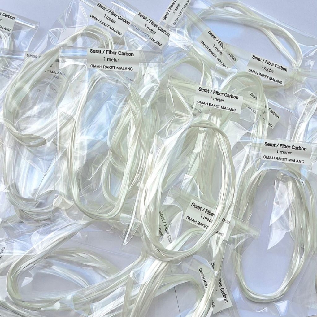 serat fiber bahan tambahan untuk servis raket panjang 1 meter