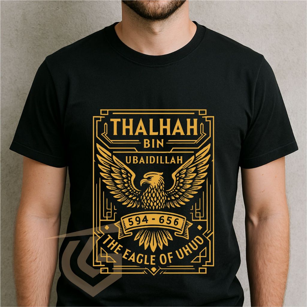 Kaos Thalhah bin Ubaidillah - Graftee Store