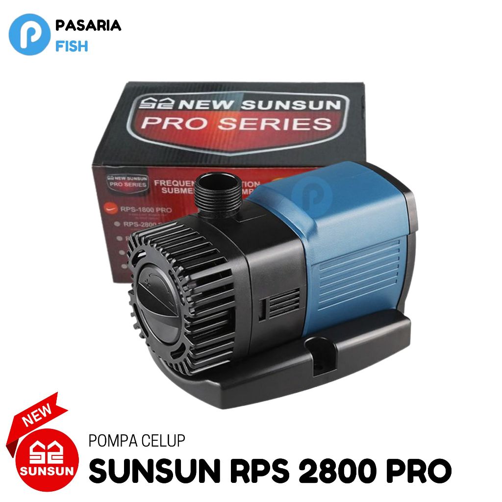 SUNSUN RPS2800/RPS 2800 PRO Pompa Celup Kolam Air Ikan Submersible Pump