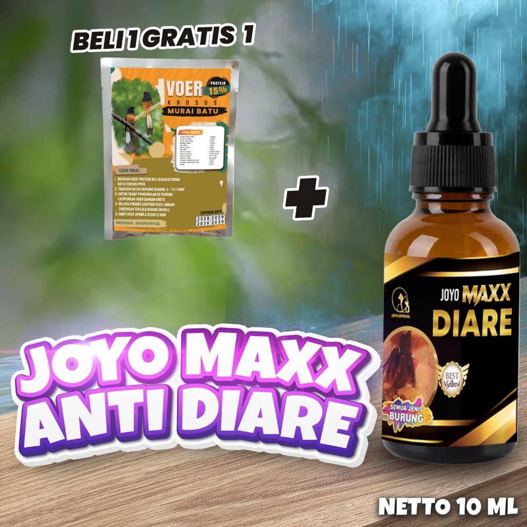 OBAT BURUNG DIARE | VITAMIN BURUNG | OBAT MENCRET | OBAT BERAK CAIR | MAXX ANTI DIARE 10ML