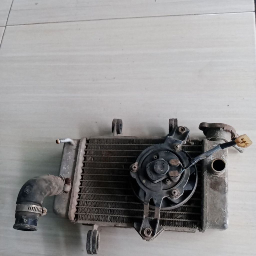 radiator set kipas Jupiter MX old original copotan motor