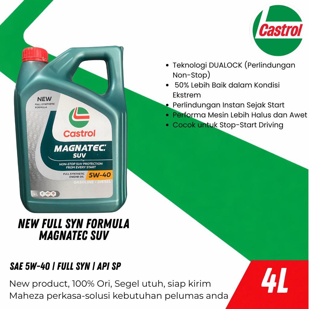 Oli Mesin Full Synthetic Castrol Magnatec 5W-40 4L