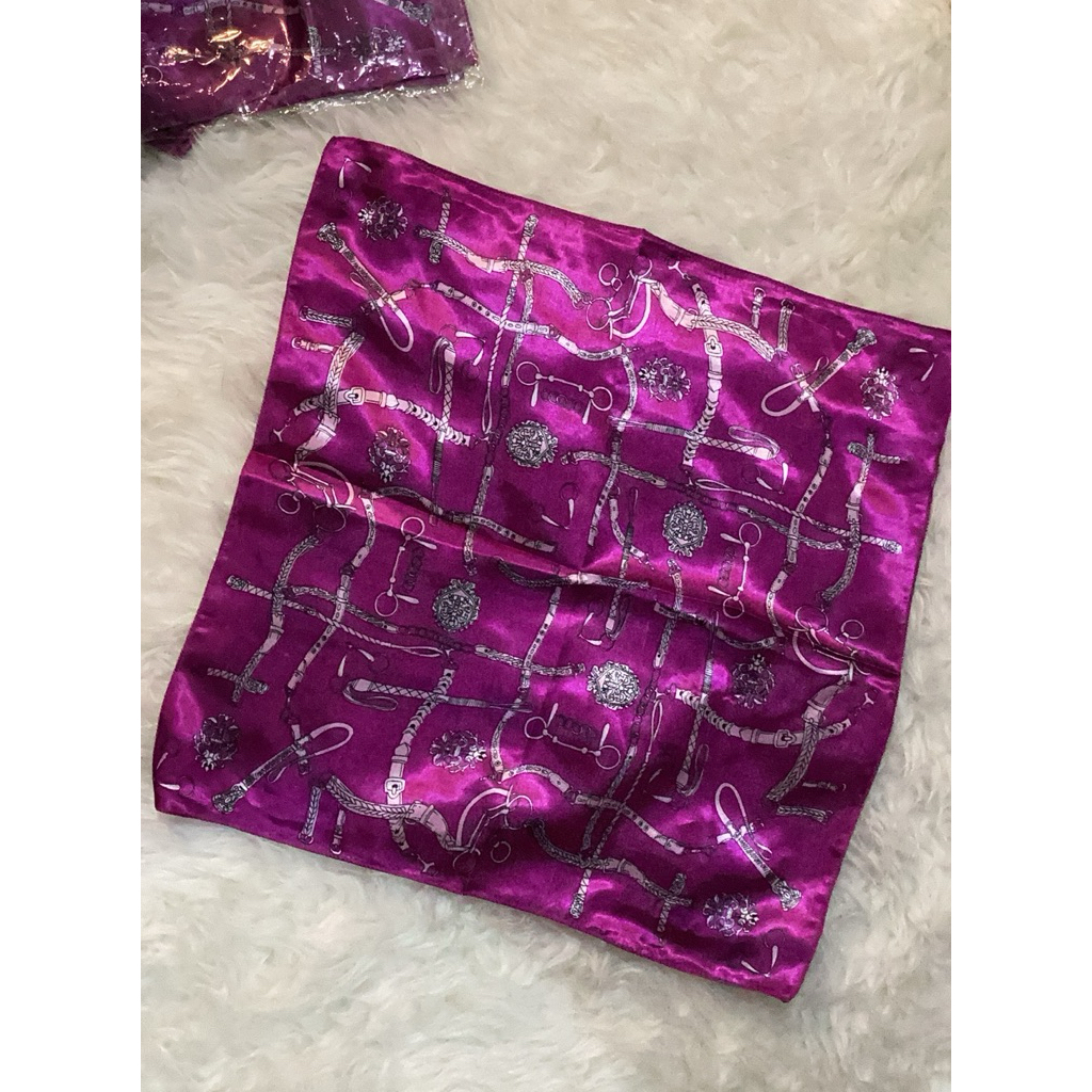 Syal Leher / syal wanita / syal kepala bahan SATIN Premium