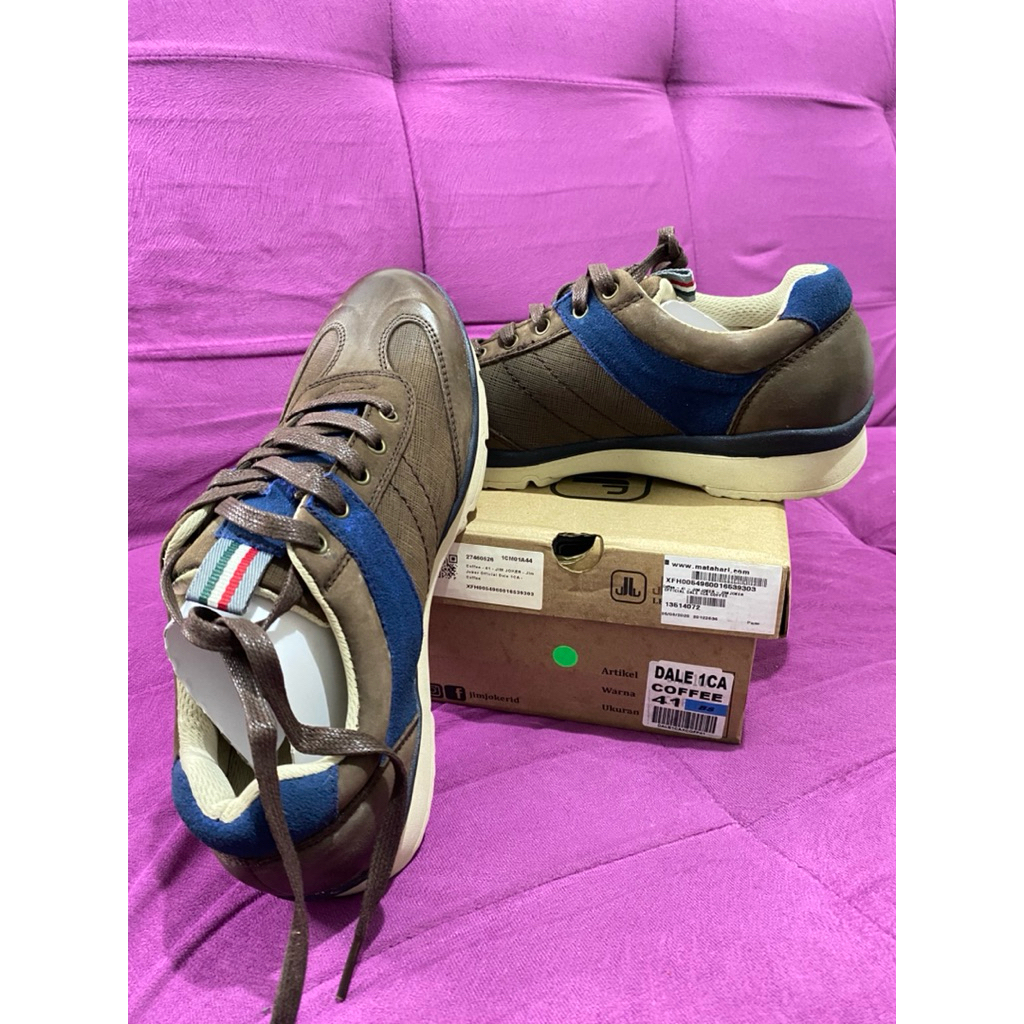 SEPATU JIM JOKER DALE 1CA - Coffee - 41