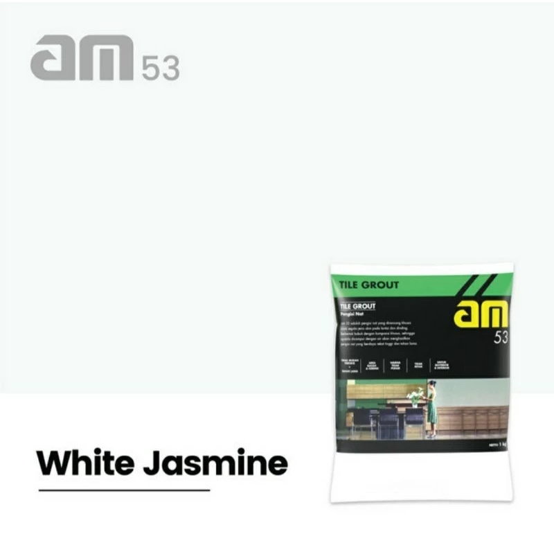 AM Semen Pengisi Nat Granit Keramik Ubin Tegel Tahan Lama Banyak Warna 1kg