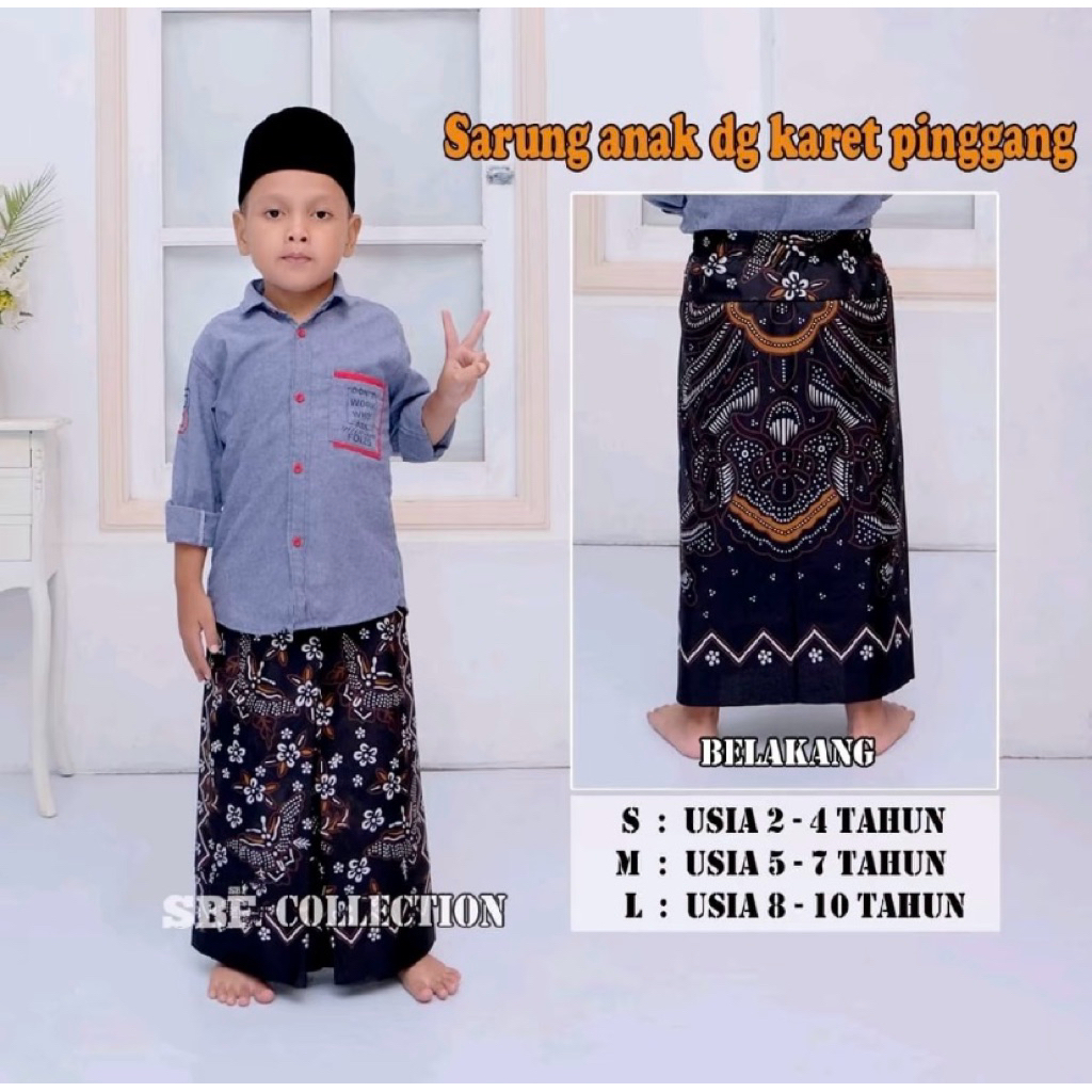 SARUNG ANAK INSTAN/SARUNG ANAK/ SARUNG INSTAN/SARUNG BATIK ANAK