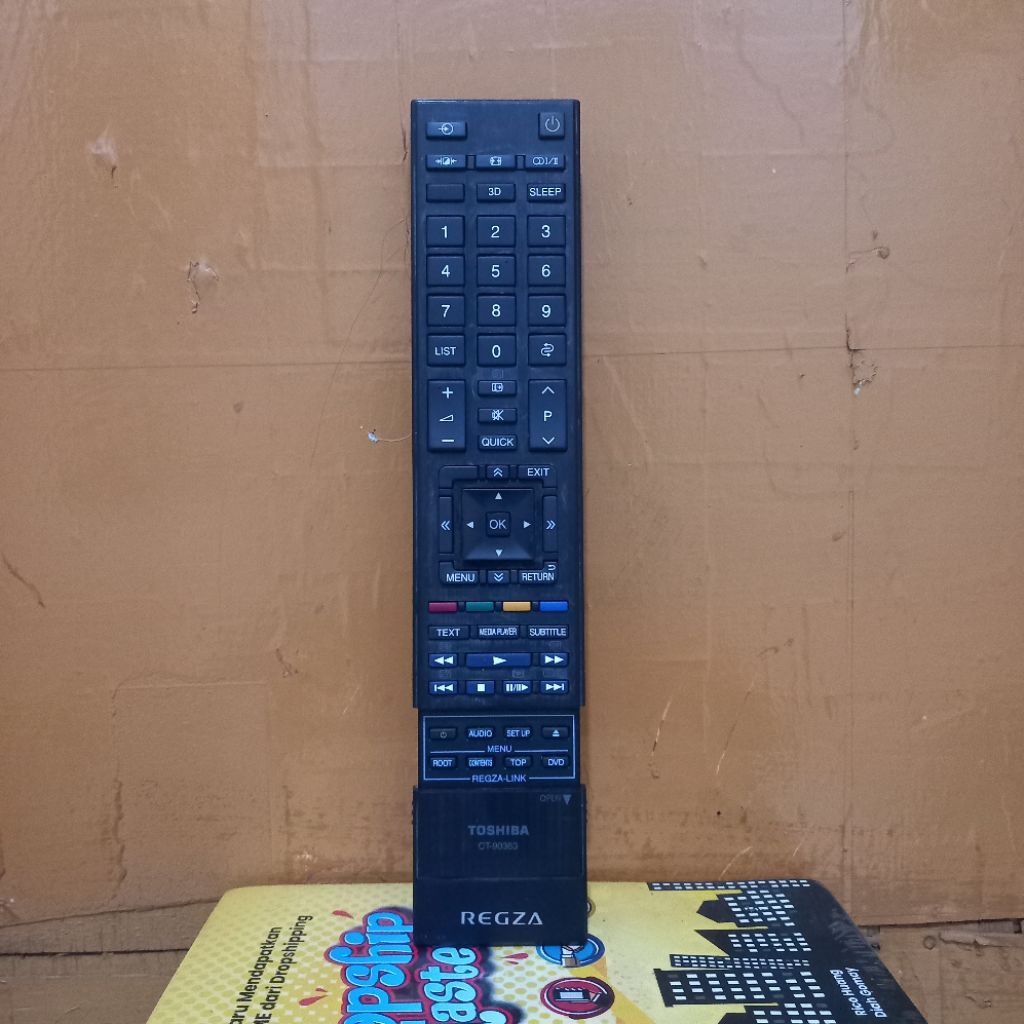 REMOTE TV TOSHIBA REGZA SERI  SERI CT-90363 ORIGINAL