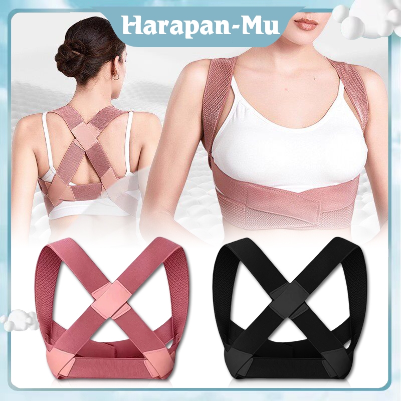 Anti Bungkuk Sabuk Bahu / Alat Penyangga Punggung / Alat Penegak Punggung Bungkuk