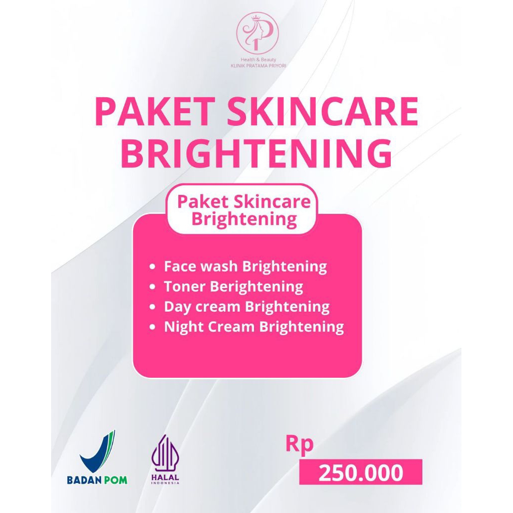 paket skincare brightening/paket skincare acne/paket skincare flek
