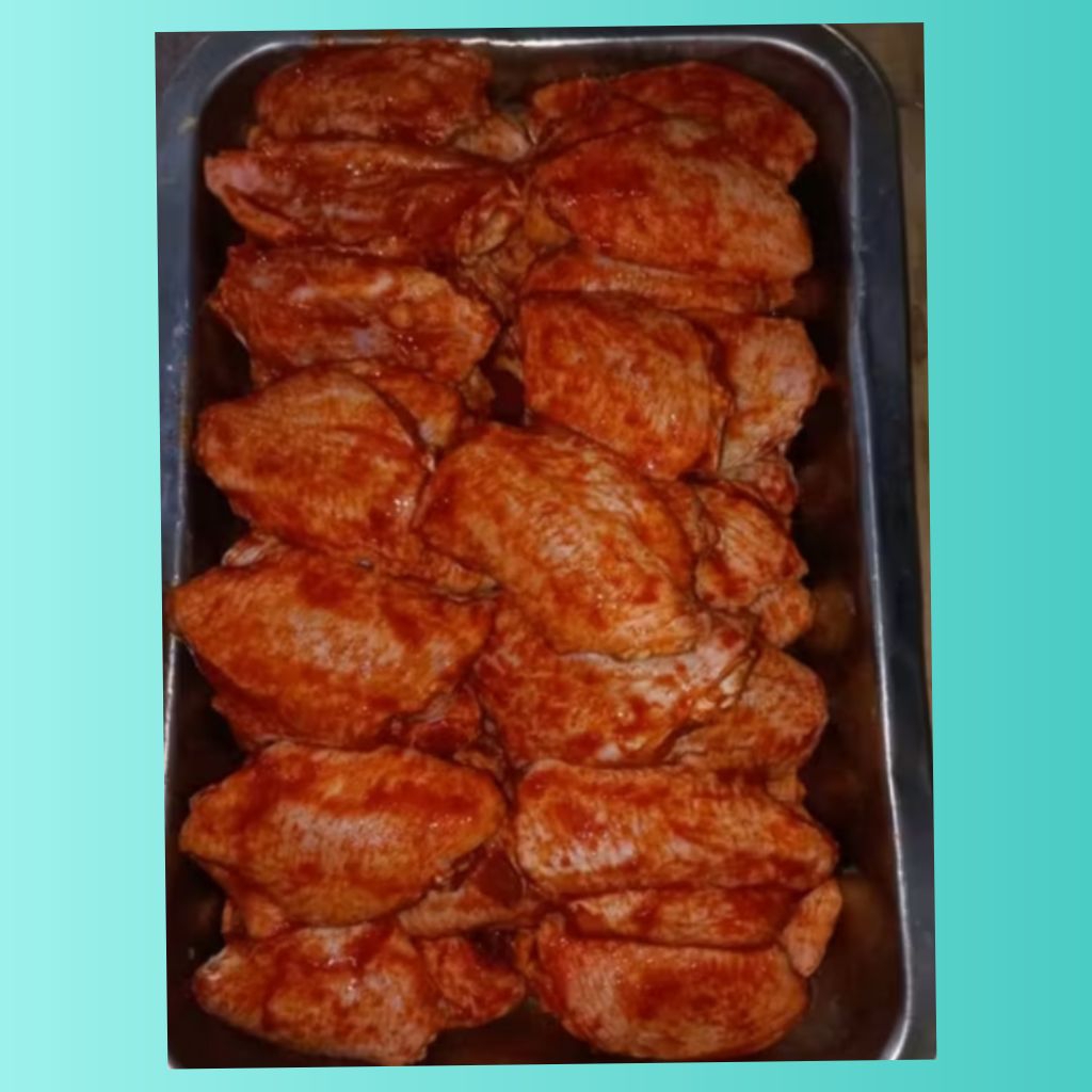 sayap ayam berbumbu frozen
