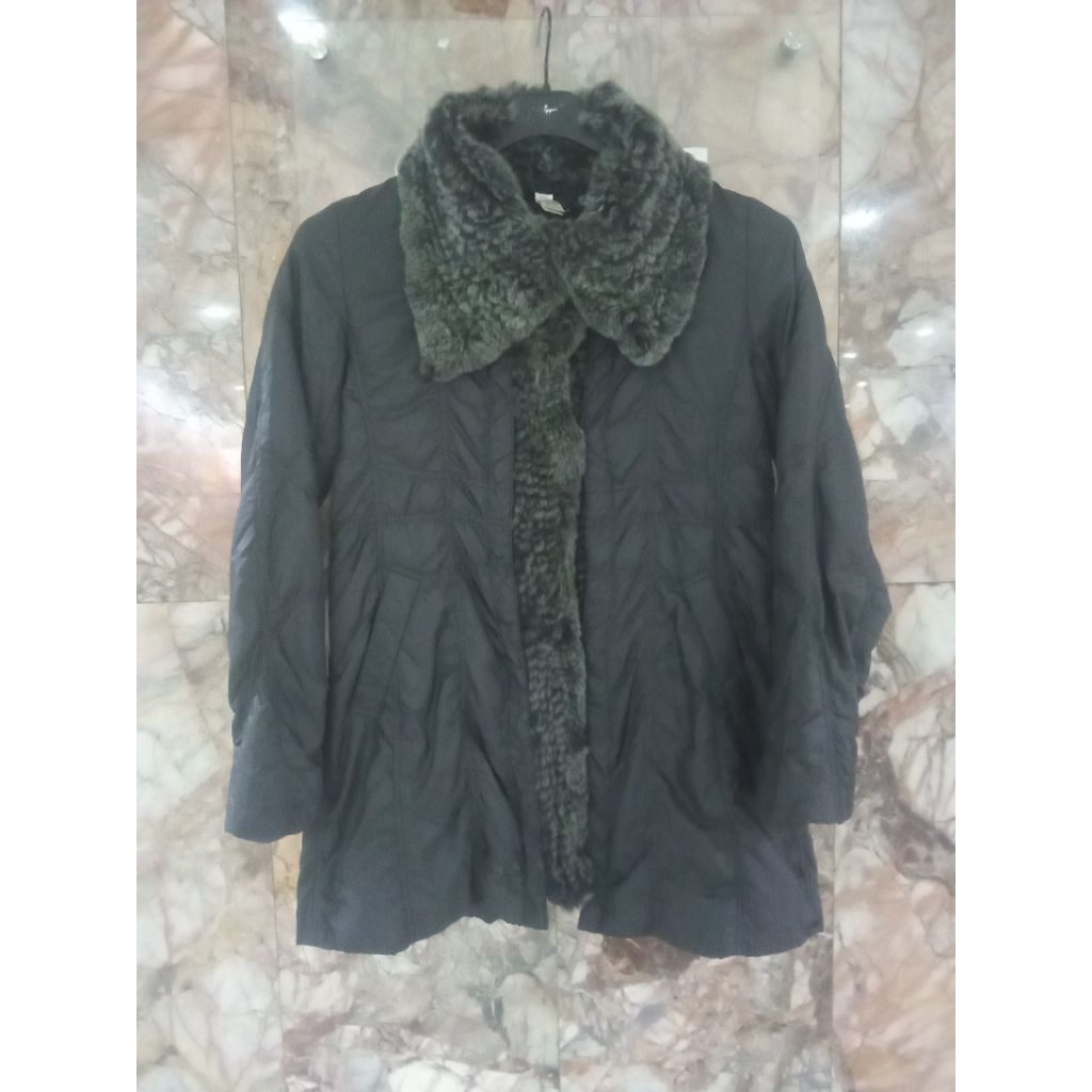 sale jaket wanita bulu angsa tipis comme ca du mode