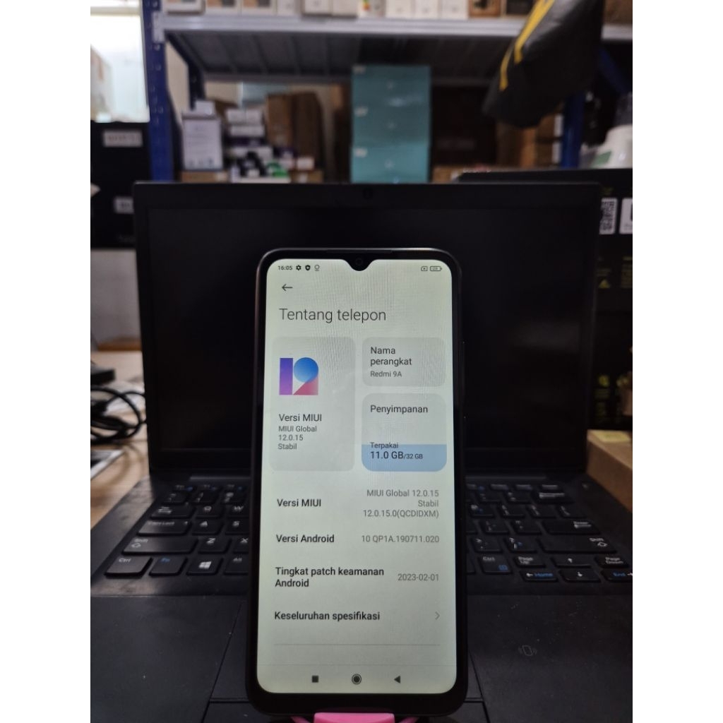 HP HAPE XIAOMI REDMI 9A 3/32 ORIGINAL SECOND
