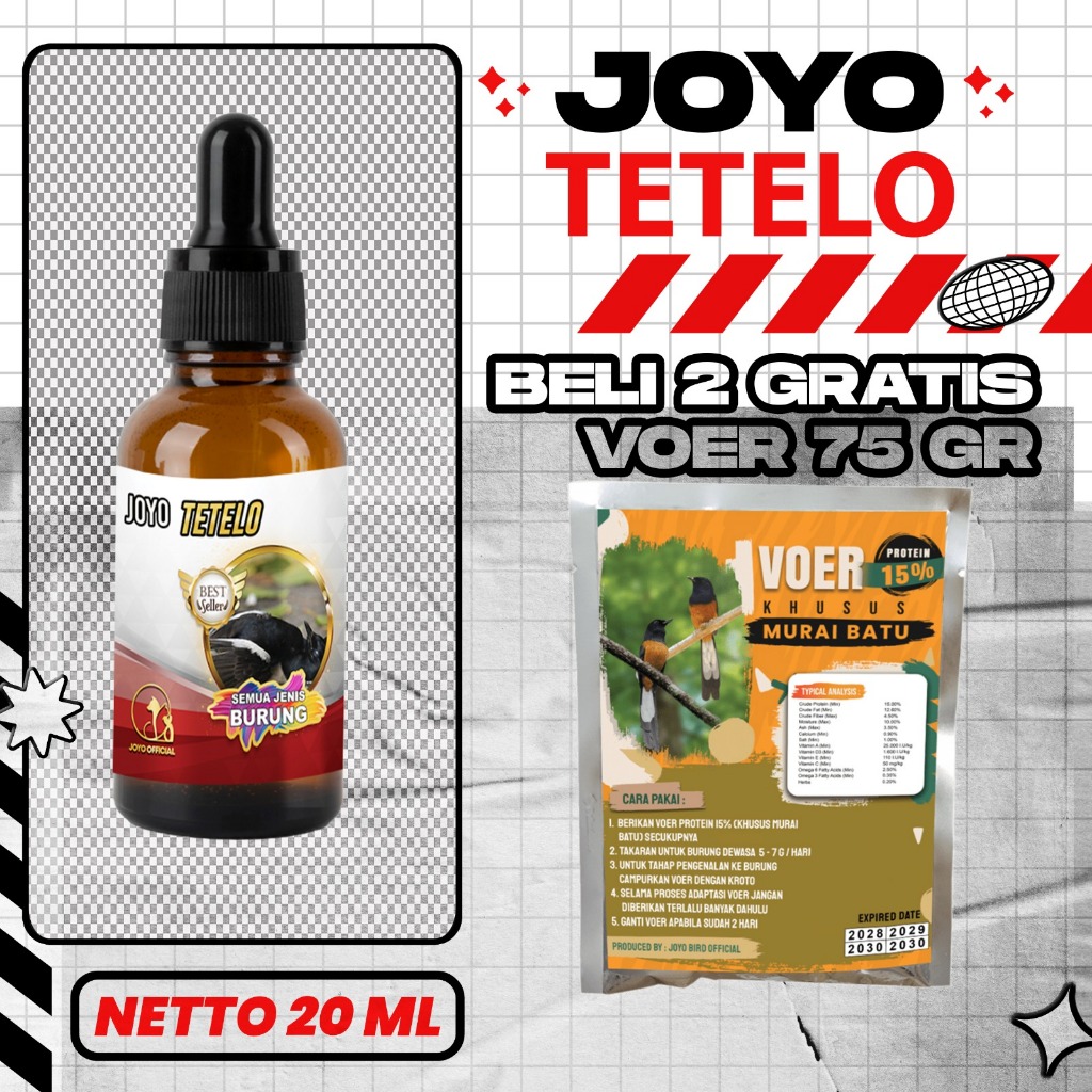 OBAT BURUNG TETELO | VITAMIN BURUNG TETELO | OBAT GANGGUAN SARAF | SAYAP BURUNG TERKULAI | KEPALA BU