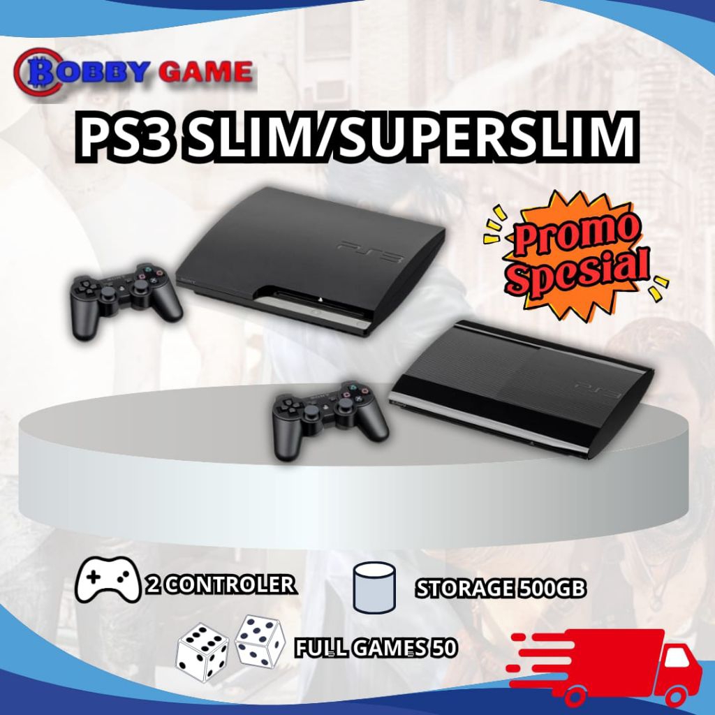Ps3 Slim Sony Playstation 3 500GB SERI 30XX/25XX/SUPERSLIM