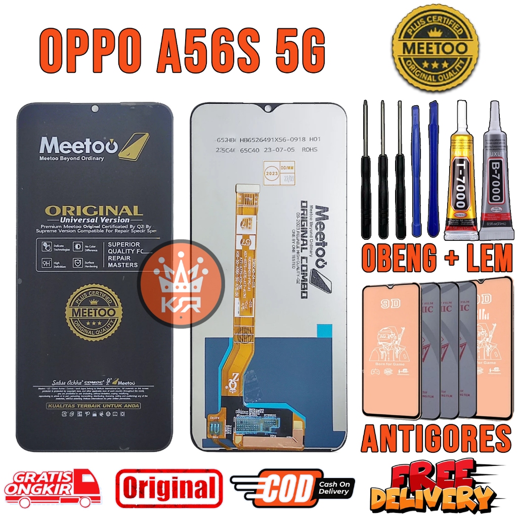 Lcd OPPO A56S 5G Touchscreen ORI OEM Original MEETO Fullset