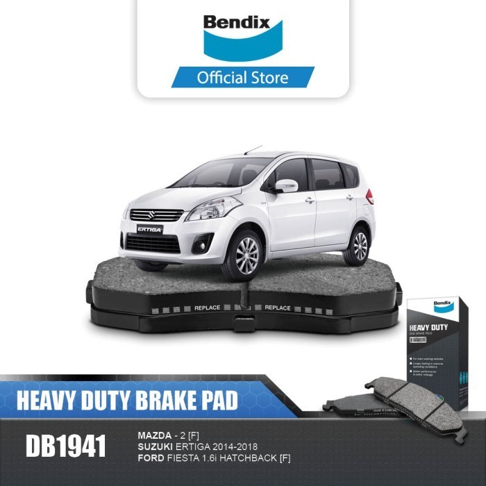 Bendix Kampas Rem Depan Brake Pad Mobil Suzuki Ertiga 2014-2016 DB1941HD