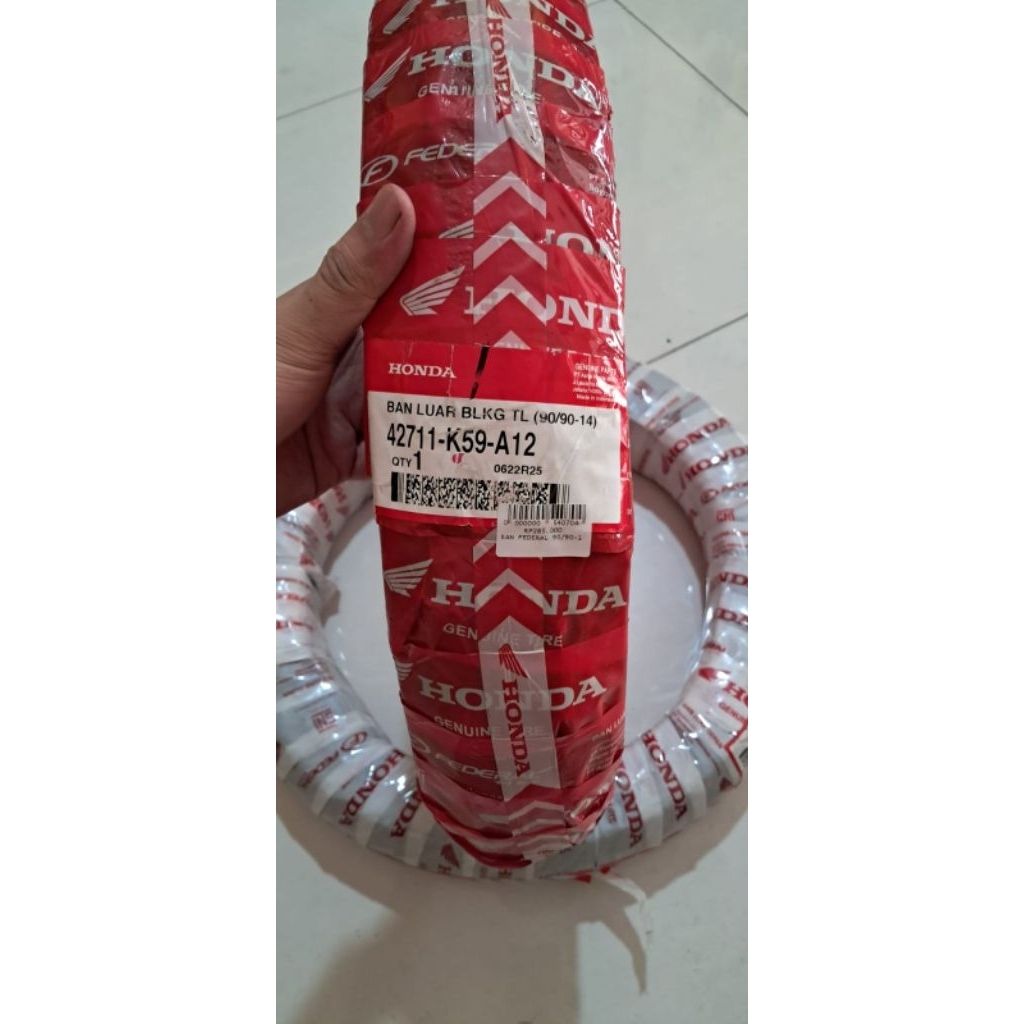 BAN FEDERAL TUBELESS RING 14